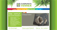 Desktop Screenshot of glasmuseetsvenner.dk